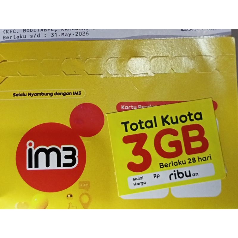 SP. INDOSAT 3GB