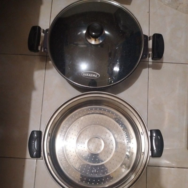Hakasima Wok Steamer set