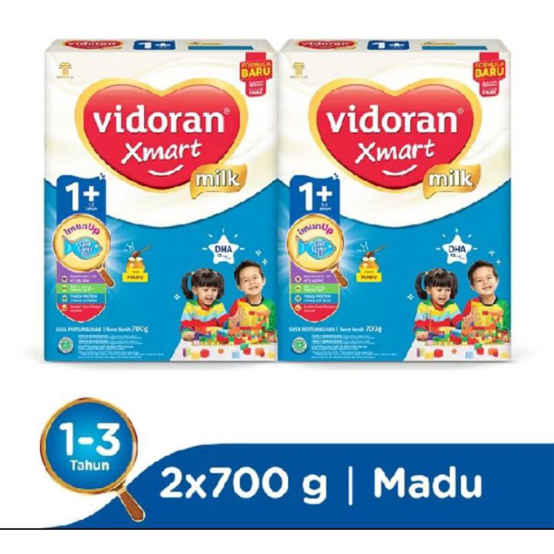 

Vidorant Xmart 1+ Imun Up Susu Formula [700 g] / 2 pcs - Exp : Mei 2026