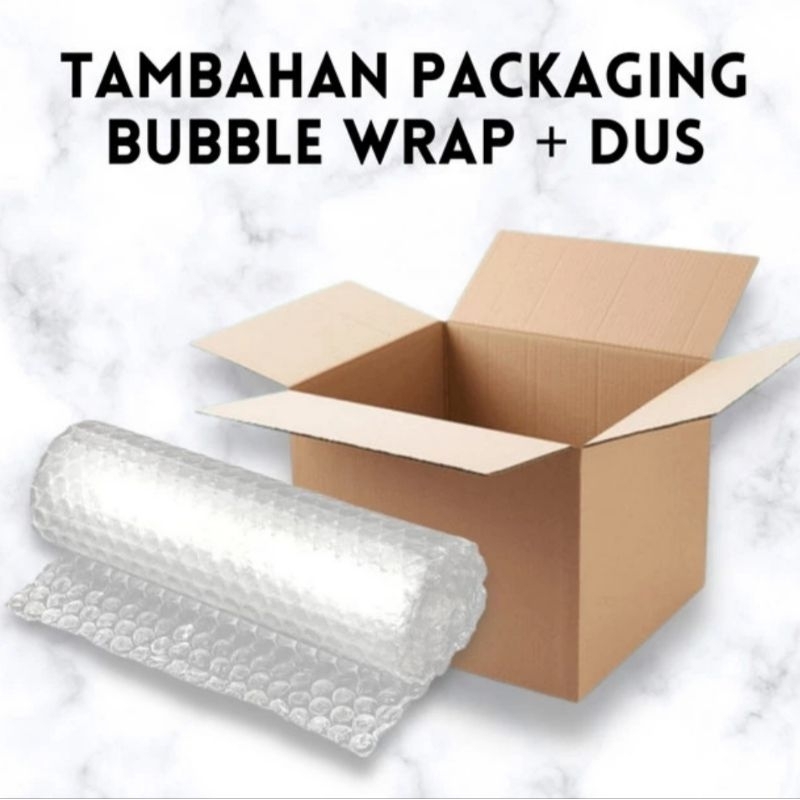 

EXTRA TAMBAHAN Packing Bubble Wrap dan Dus