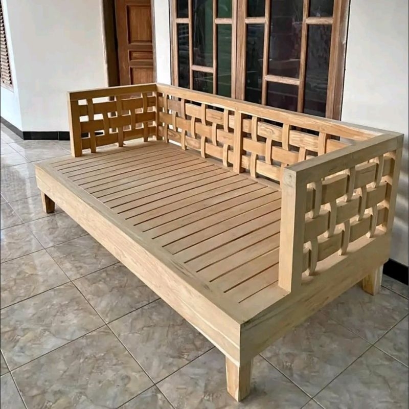 Bangku Bale Bale Minimalis Gapit Mentahan (Kursi, Sofa, Daybed, Tempat Tidur )