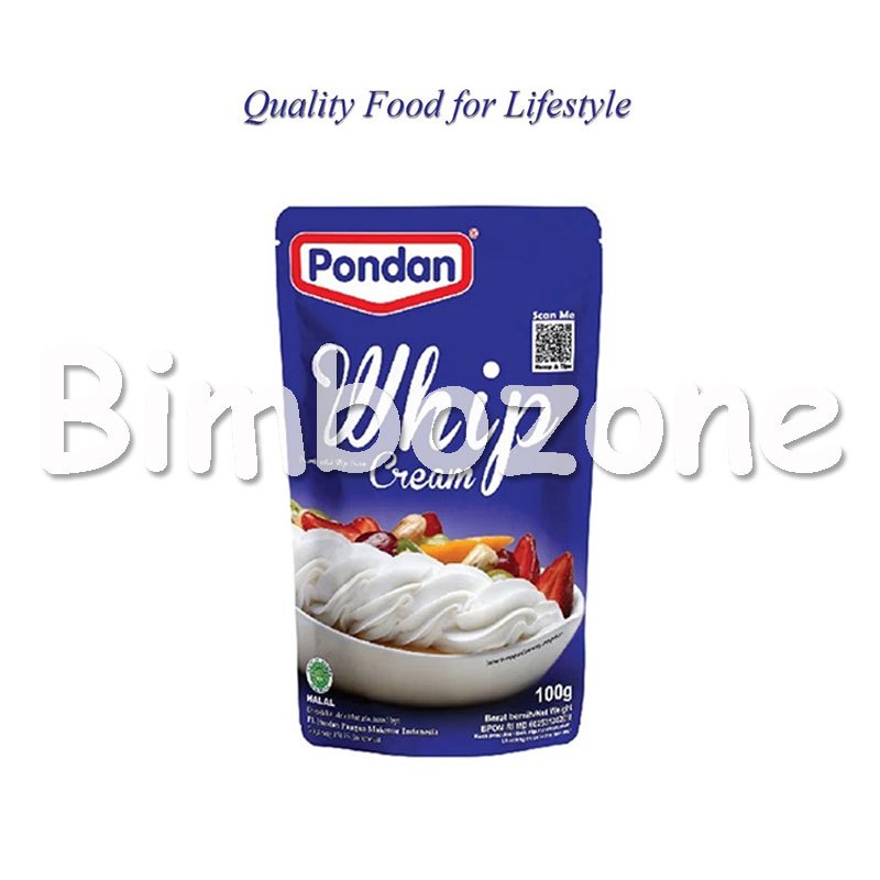 

Pondan Whip Cream 100g