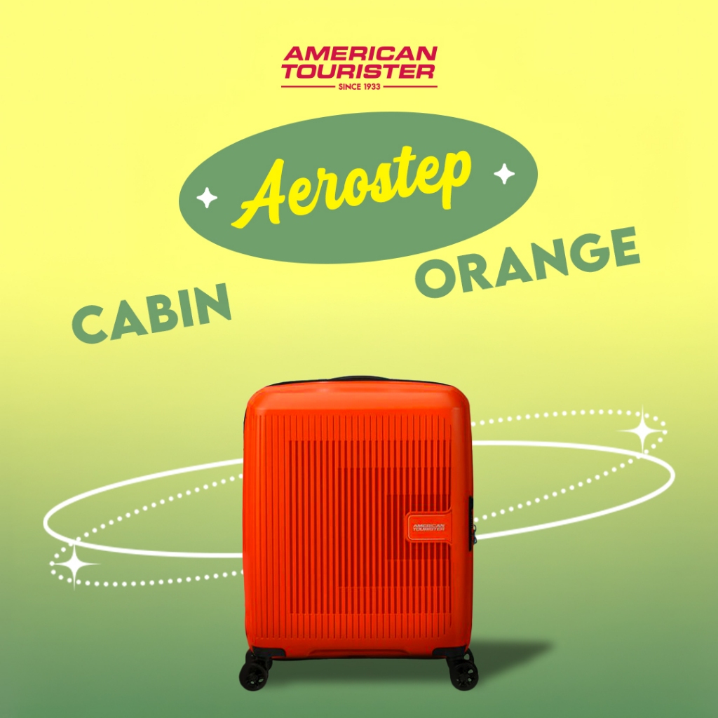 American Tourister Koper Hardcase Aerostep Cabin 20" - Orange