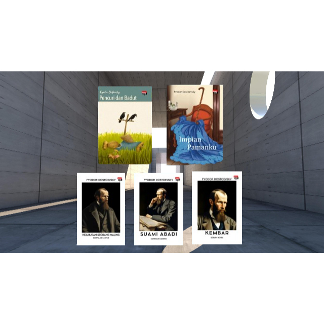 Paket Buku Fyodor Dostoevsky - Buku Dostoevsky Original Musibook Basa Basi