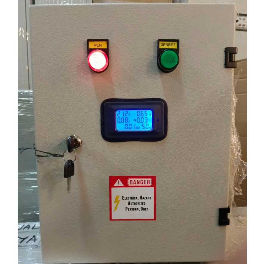 PANEL ATS PLN GENSET 1PHASE MANUAL FORT PANEL LISTRIK