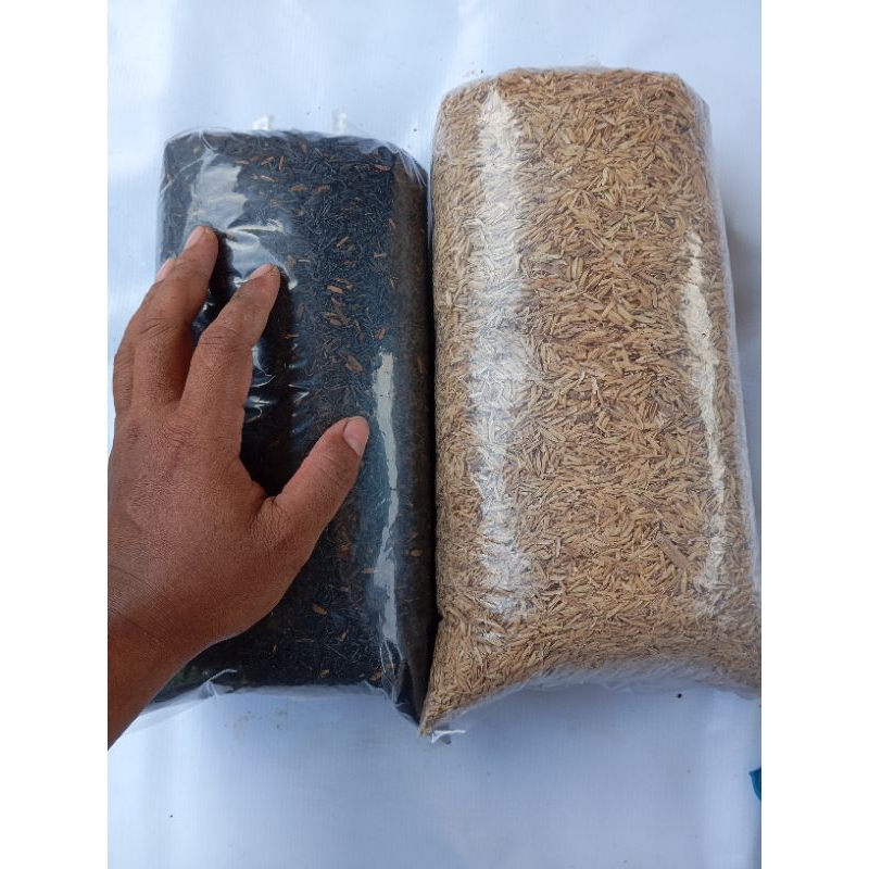 paket sekam bakar & sekam mentah(belum di fermentasi)