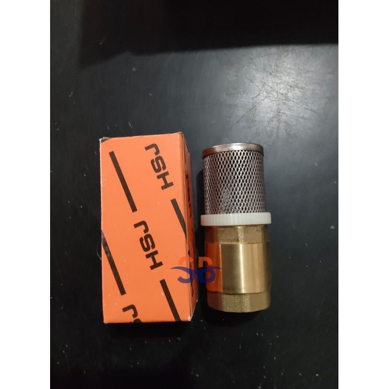 foot klep kuningan 3/4" inch, 1" inch / foot valve tusen / klep kuningan hsj / tusen klep / saringan