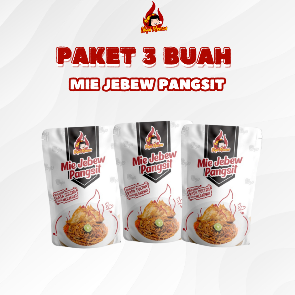 

Nyai Mercon - Paket 3 Pack Mie Jebew Pangsit