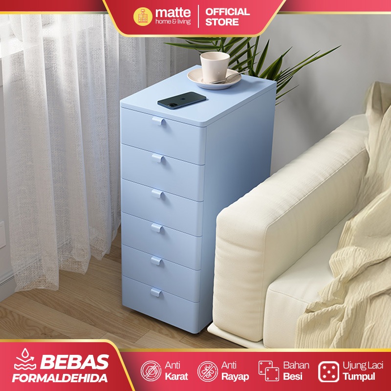 Laci Mini Besi Minimalis Laci 5 - 6 susun Lemari Laci Bawah Meja Lemari Laci Besi Susun Laci Drawer