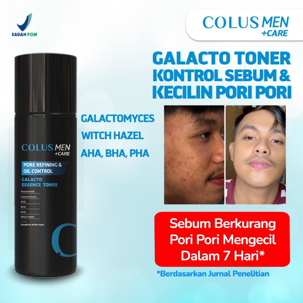Galacto Toner | Skincare Pria | AHA | PHA | BHA | Pemutih Wajah|