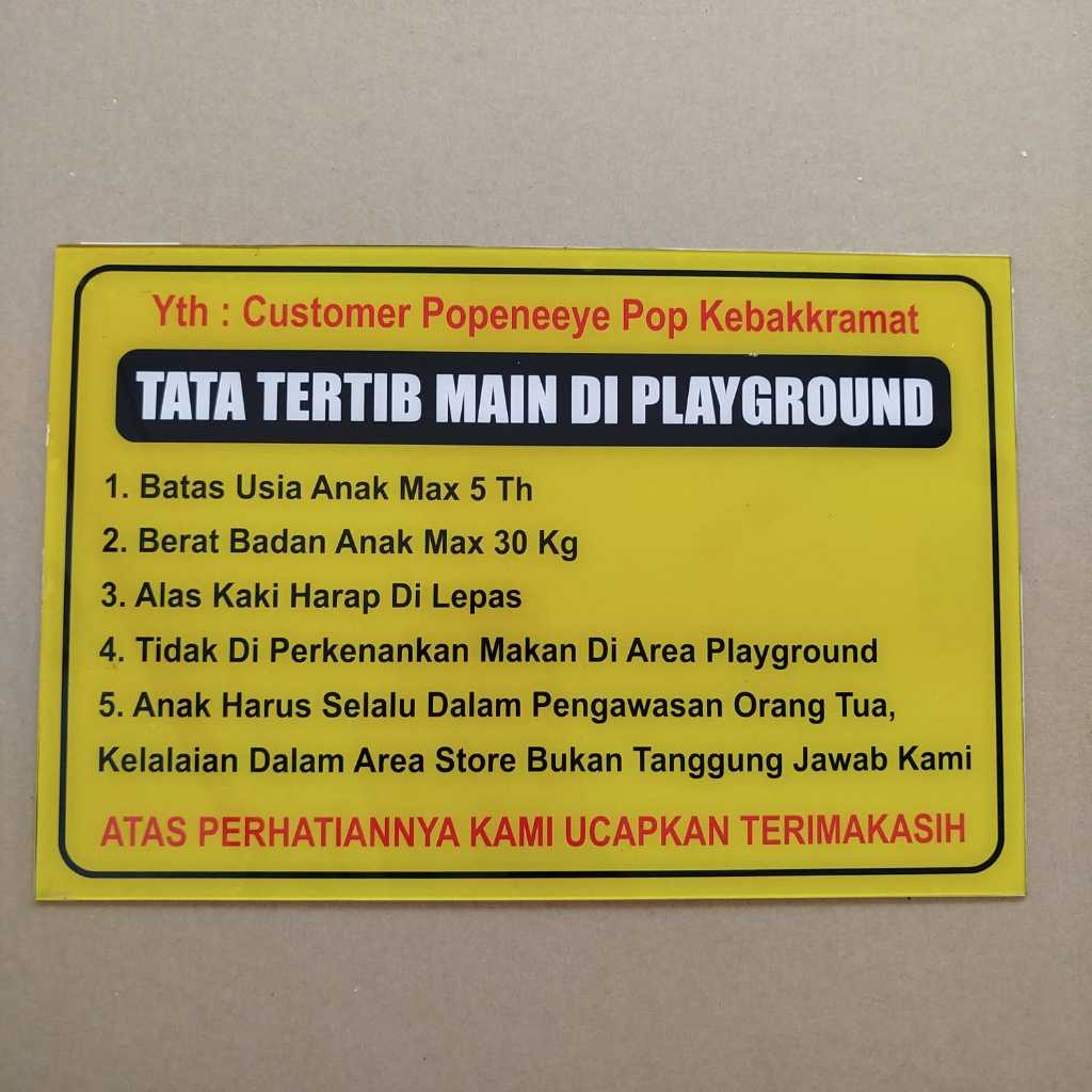 

PAPAN AKRILIK dan STIKER, PAPAN INFORMASI TATATERTIB, AKRILIK CUSTOM, FREE DESAIN ( A 276 )
