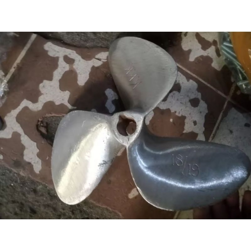 baling baling aluminium 18/19 as 3/4 untuk perahu nelayan