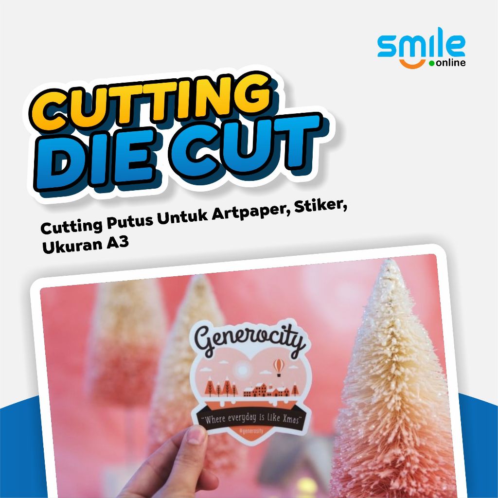 

JASA CUTTING DIE CUT / POTONG PUTUS UNTUK ARTPAPER DAN STIKER A3+