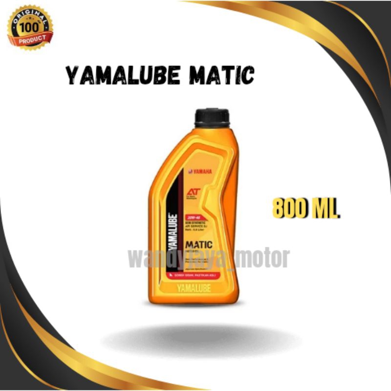oli yamalube matic/oli motor 800ml (mio soul, mio j, mio sporty, fino, fino grande, Jupiter mx, X-Ri