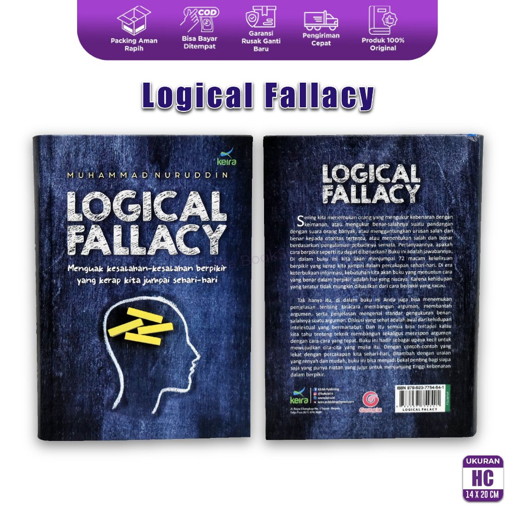 Buku Motivasi Islam Logical Fallacy Hard Cover Muhammad Nuruddin Keira Publishing Self Healing Fiqih