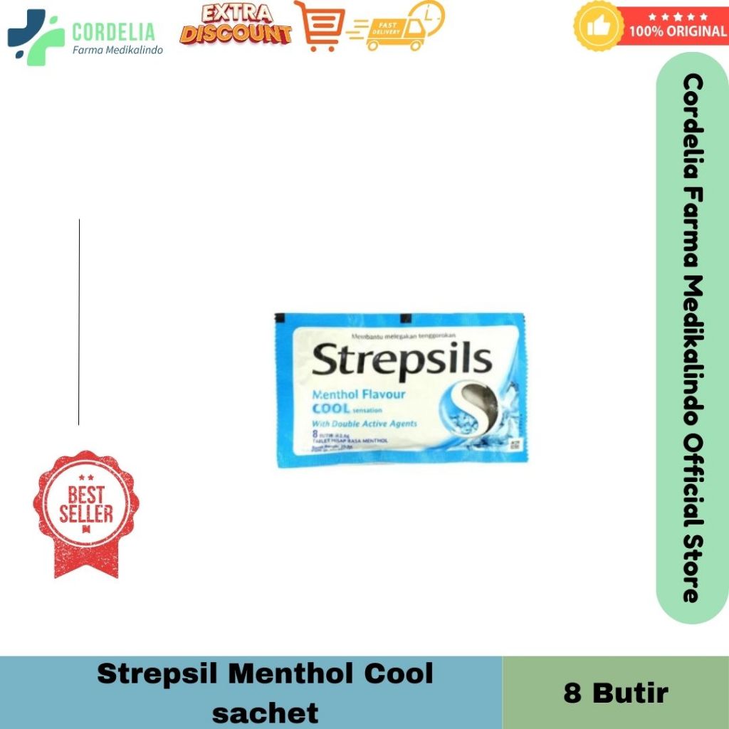 

Strepsils Menthol Flavour Cool 8 Tablet