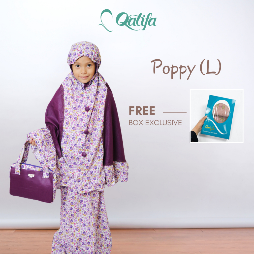 Mukena Anak Perempuan 7 8 Tahun Mukena terbaru motif Anak Anak katun premium Bunga Terbaru Katun Pop