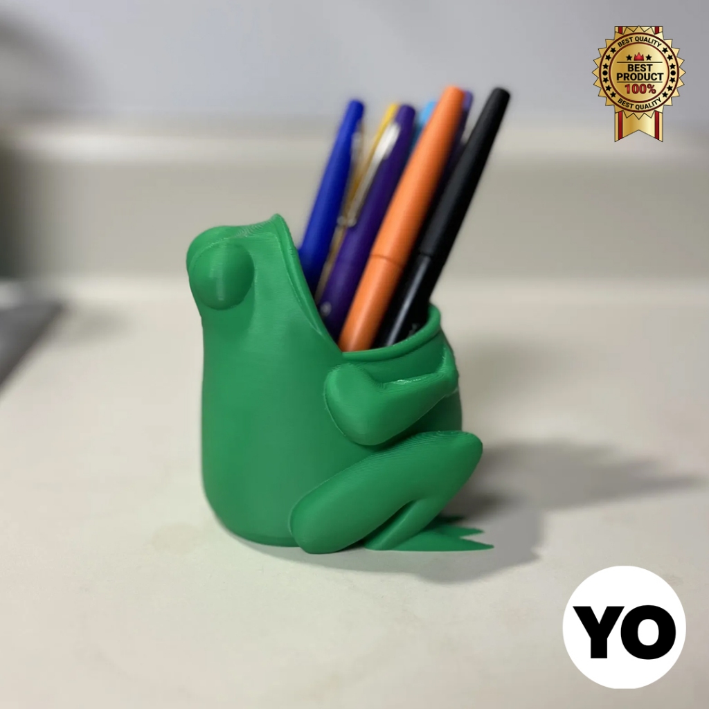 

Tempat Pensil Katak Unik – Desk Organizer Aesthetic Meja Kerja & Belajar