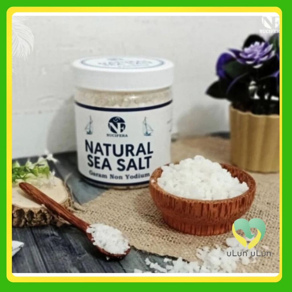 

Ulun Ulun Nucifera Sea Salt Naturals / Garam Laut Tanpa Proses Kimia 500gr