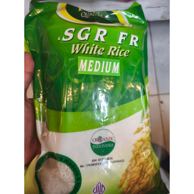 

beras organik premium kemasan 2kg