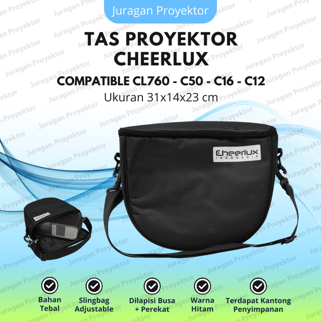 Tas Proyektor Cheerlux CL760 Waterproof | Bag Projector Cheerlux CL760 Waterproof | Tas Proyektor Un