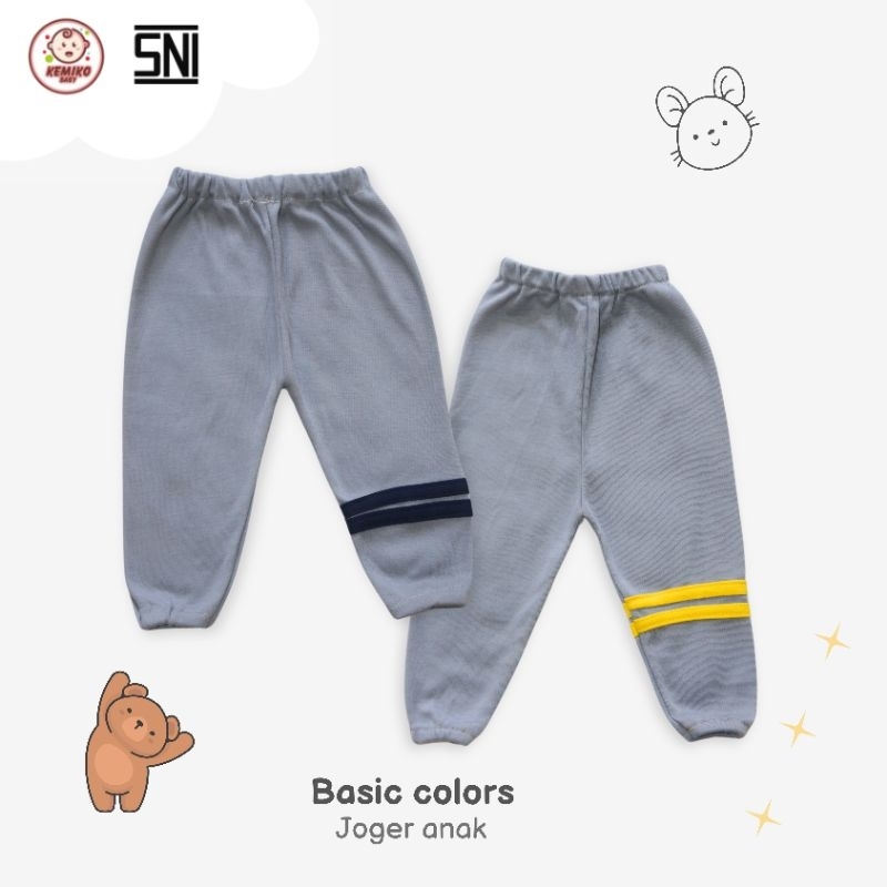 Celana Panjang Jogger Polos Bayi dan Anak/Celana Panjang Bayi/Celana Panjang Jogger Bayi