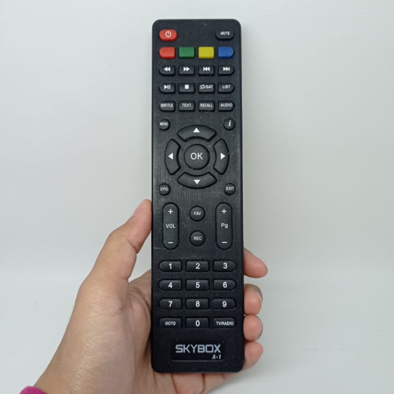Remote Receiver Parabola HD Original Bergaransi Skybox A-1 New Combo Plus