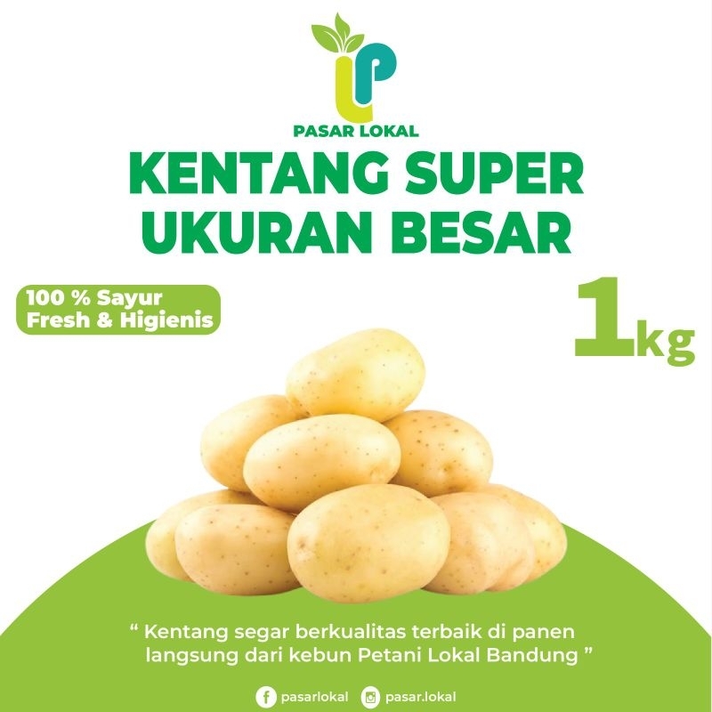 

Kentang Dieng Super 1kg [Besar]