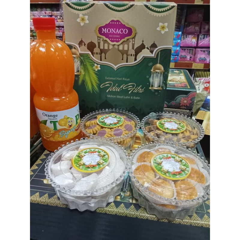 

MONACO HAMPERS RAMADHAN lebaran KUE KERiNG dan sirup orange