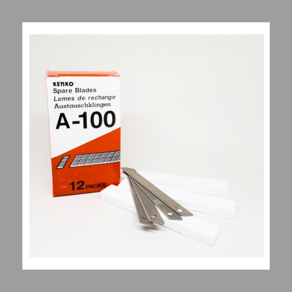 

Kenko Isi cutter A-100 / Cutter Blade A-100 / Isi Cutter Kecil / Isi Kater / Refill (Tube)