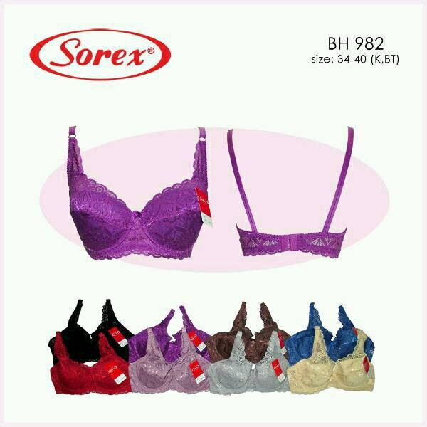 Sorex Bra Renda Kawat Busa Tipis BH 892