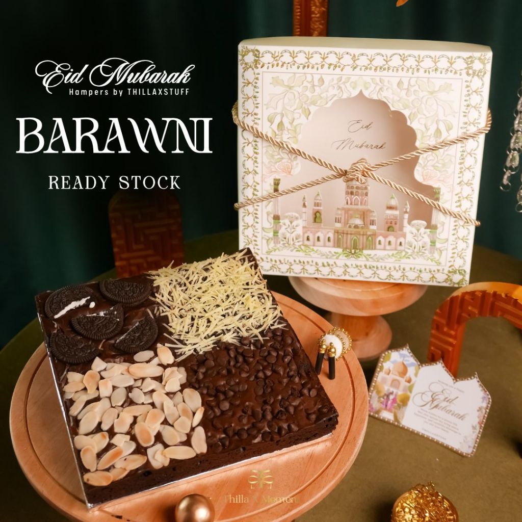 

[ BARAWNI ] HAMPERS EID FITRI Fudgy Brownies LEBARAN EID FITRI EID MUBARAK 2025 | HAMPERS FUDGY BROWNIES BITES CORNFLAKES COCOCRUNCH CHOCOLATE MENYAMBUT RAMADAN GIFT BOX IDUL FITRI HADIAH IDUL FITRI MENUNAIKAN IBADAH PUASA
