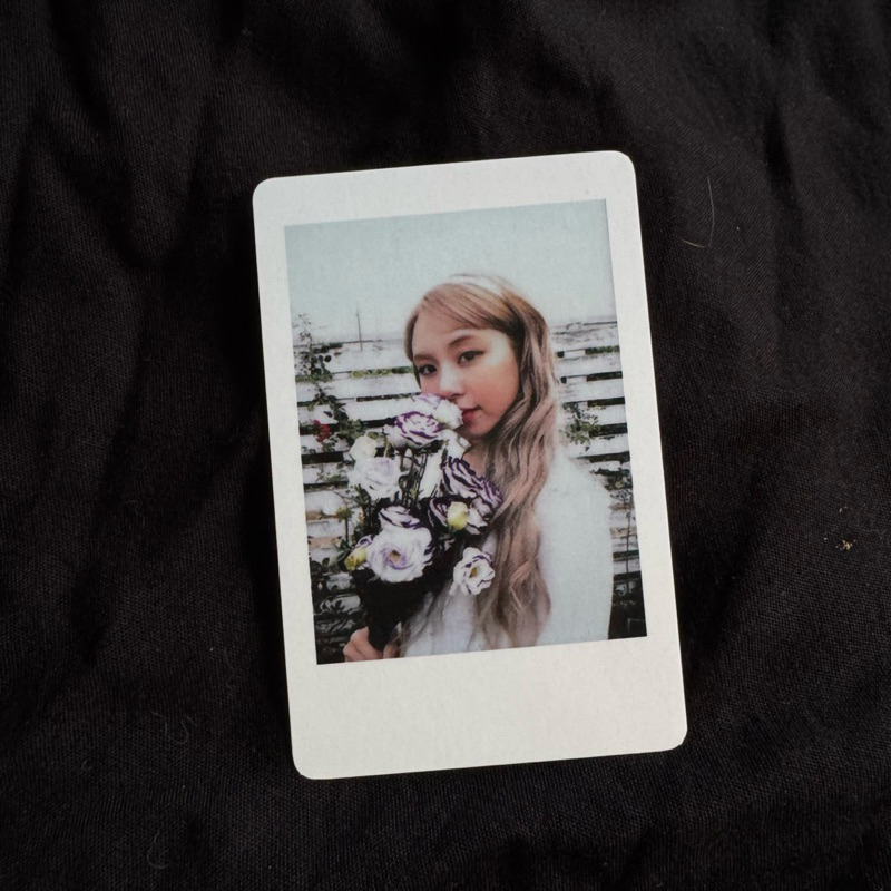 [ official ] Photocard Polaroid Chaeyoung Flower Twice PC Pola Special Benefit WMUU WITHMUU Photo Ca