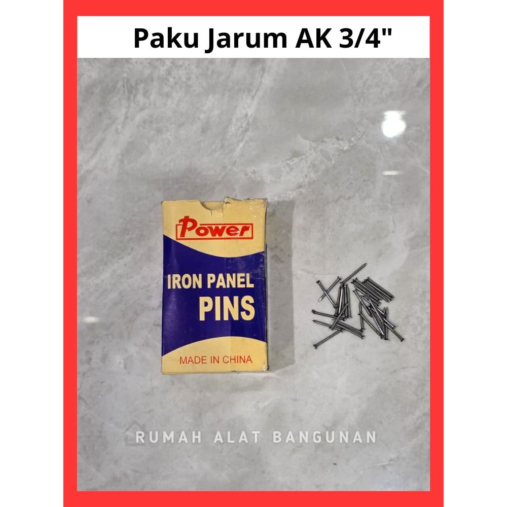 Paku Jarum Halus AK Power Paku Halus Triplek Ada Kepala