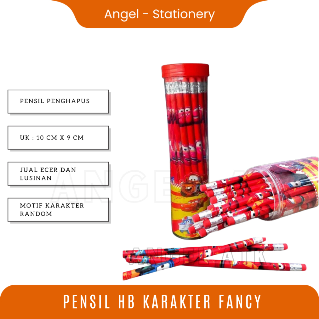 

Pensil Import / Pensil Motif Karakter / Pensil Fancy Lucu / Alat Tulis Sekolah / Pensil Tabung Karakter / Bayar di Rumah / Atk Blessing
