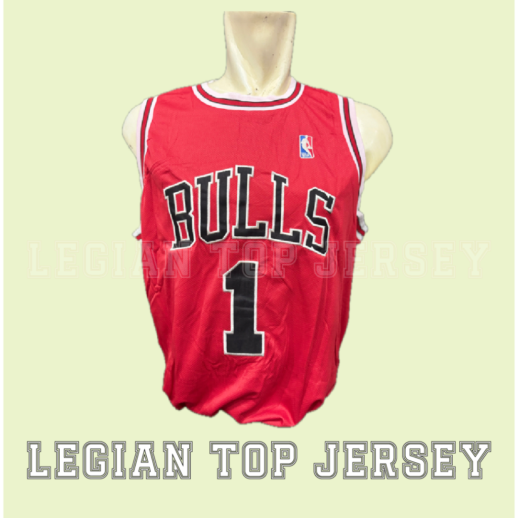 Obral Jersey Basket NBA Chicago Bulls Merah ROSE