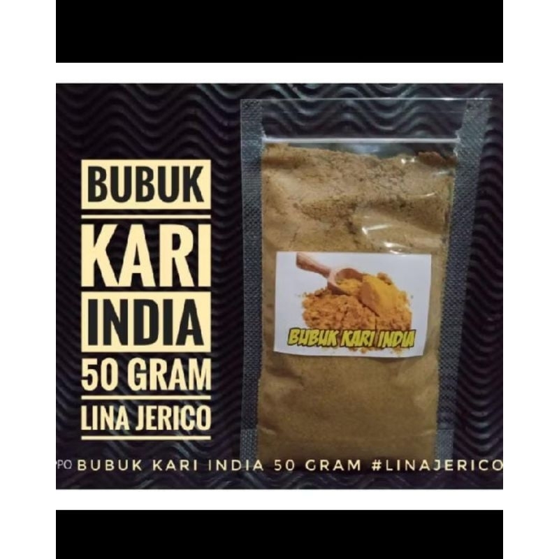 

BUBUK KARI INDIA / CURRY INDIA POWDER KEMASAN 50GR