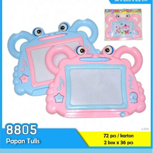 

Papan tulis magnet anak Kepiting 8805/ Papan Tulis Anak Magnetik