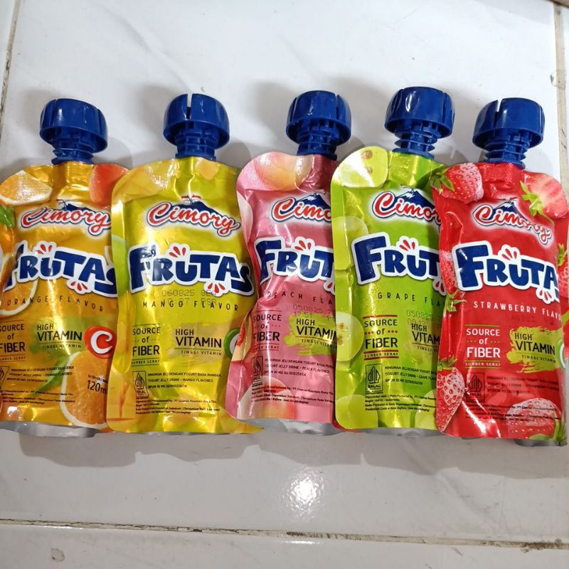 

Cimory frutas jelly yogurt drink 120ml 1 karton isi 24pcs
