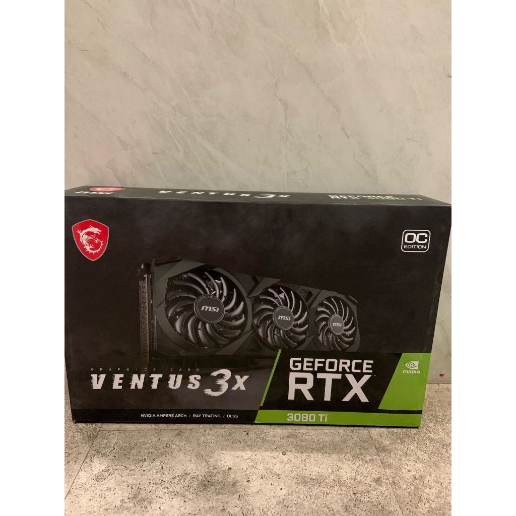 MSI GEFORCE RTX 3080 TI / RTX3080TI VENTUS 3X OC 12GB GDDR6X 2ND second like new