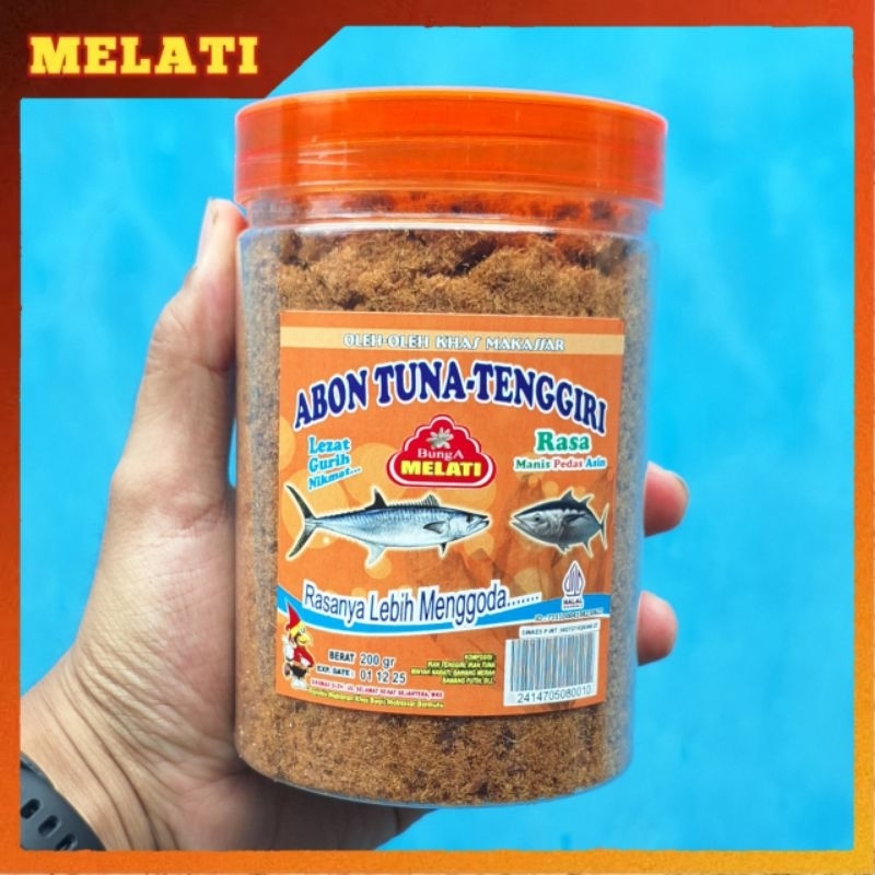 

[MELATI] Abon Ikan Tuna Tenggiri 200gr Pedas Manis