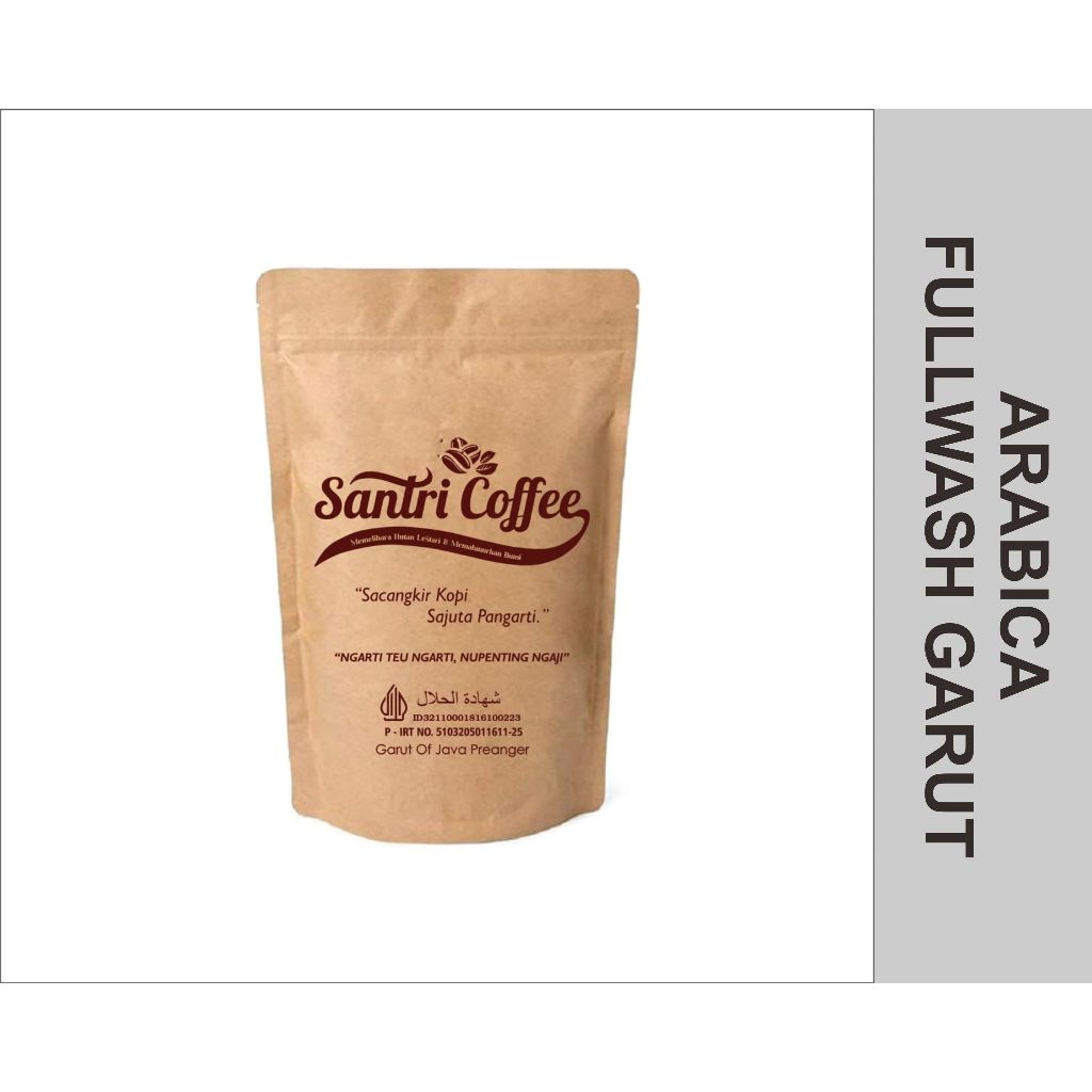 

SANTRI COFFEE ARABICA FULLWASH BIJI KUNING