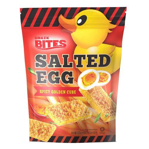 

SNAZK BITES SALTED EGG SPICY GOLDEN CUBE PCH 100 GR 9555480009087