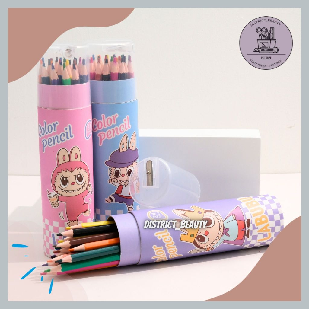 

PENSIL WARNA LABUBU PENSIL WARNA TABUNG LABUBU 24 WARNA COLOR PENCIL TUBE WARNA WARNI TERMURAH