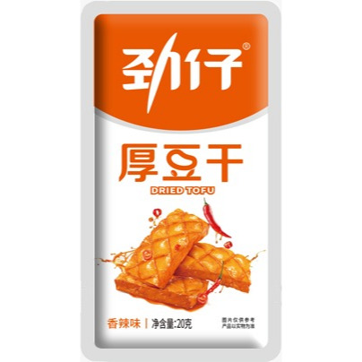 

Jinzai Tahu Semi Kering Rasa Pedas (Roasted Tofu) 12gr