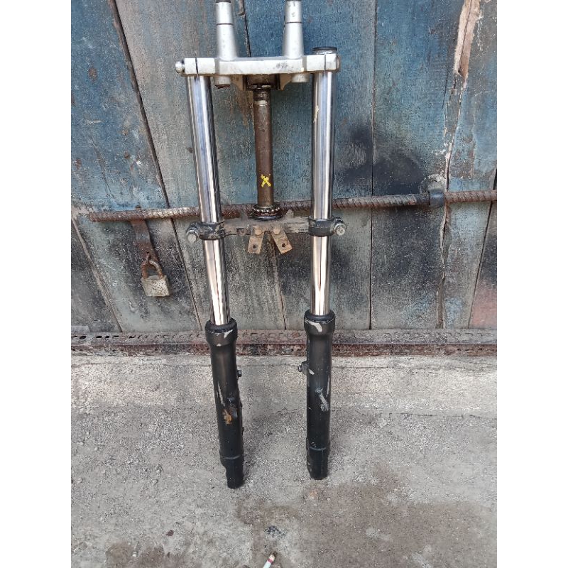 shock depan Vixion New ori cabutan motor