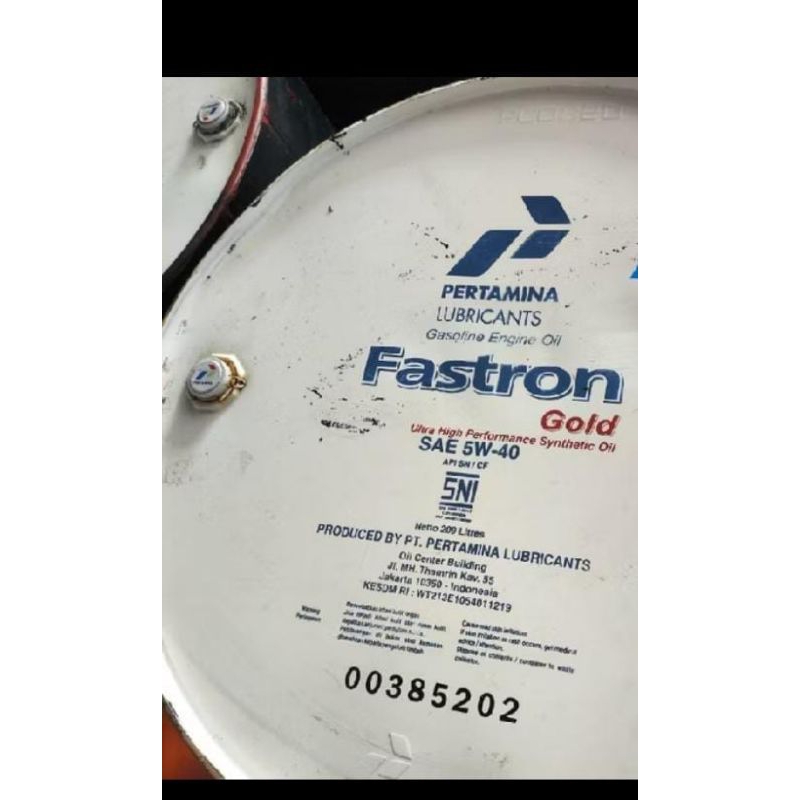 Oli Fastron gold 5w - 40 3,5 liter Free jerigen