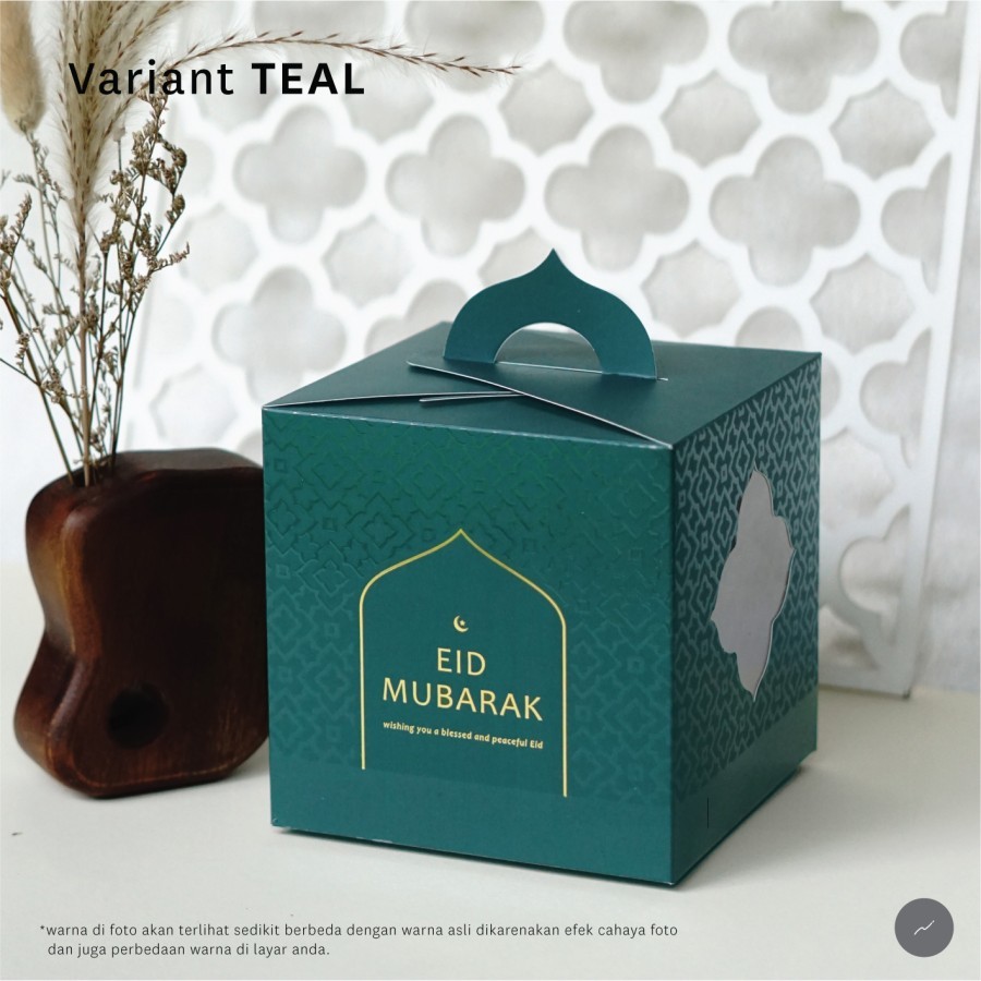 

Dus Kue Kering Lebaran Packaging Hampers Parcel Idul Fitri (EID TEAL)