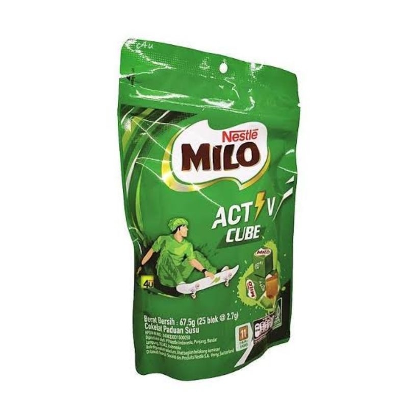 

Milo Activ CUBE - Permen Serbuk Coklat Malt Padat - Isi 25 pcs POUCH