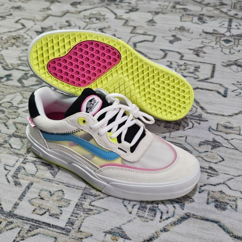 Vans Wayvee Skate Neon White Multi (ORIGINAL BNIB RESMI STORE LUAR)